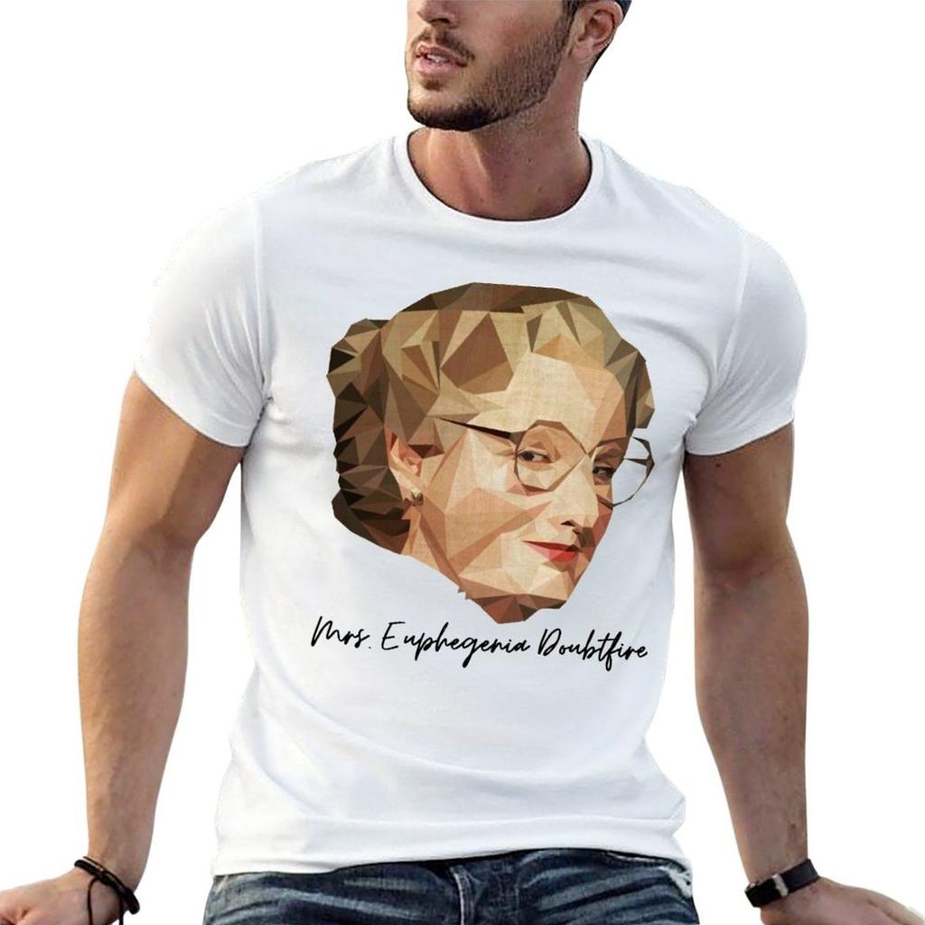 Mrs Doubtfire Robin Williams TShirt man t shirt designer anime tshirt TShirt