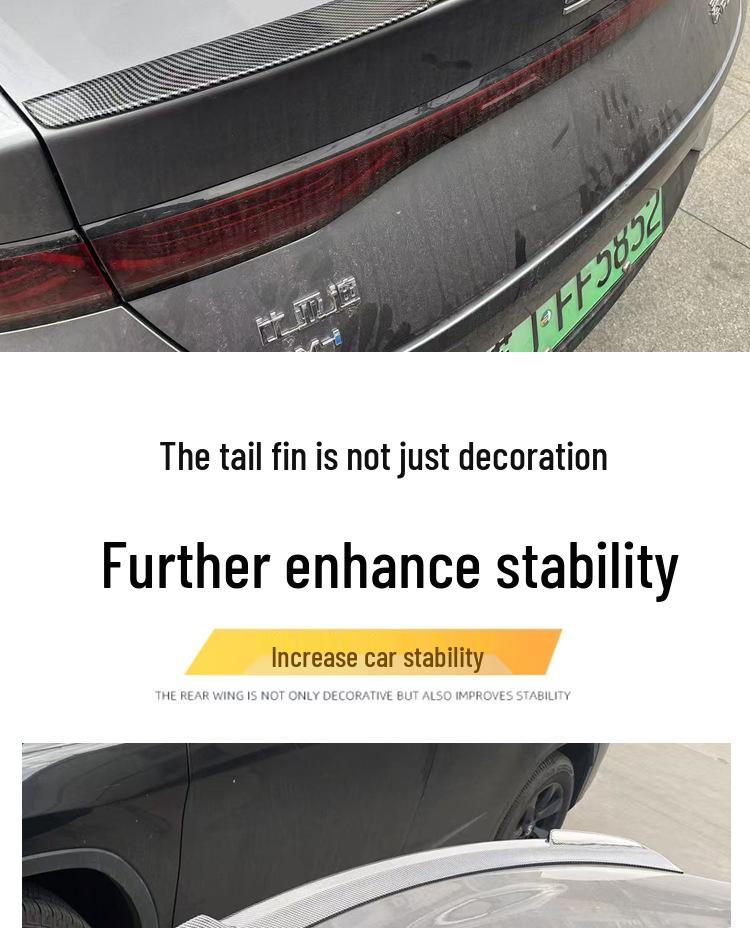 Совместимый задний спойлер для BYD Qinplus DMI - Установка без сверления для моделей 25/26