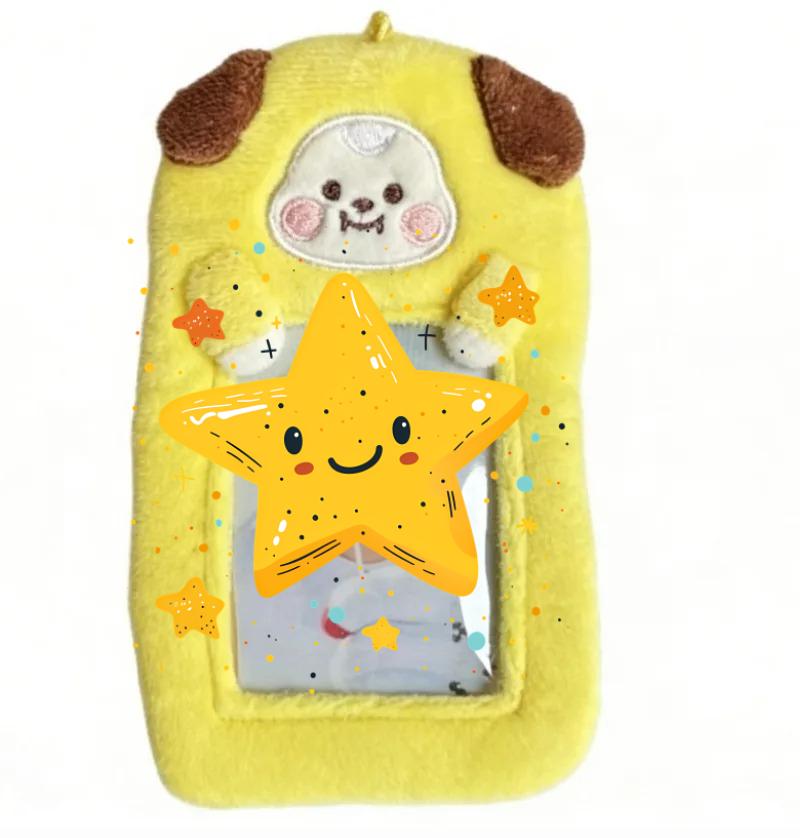 Kpop Bt21 Tata Cooky Chimmy Koya Mang Rj Shooky Idol Peripherals Support Stick Lampshade Korean Star Idol Photo Card Holder