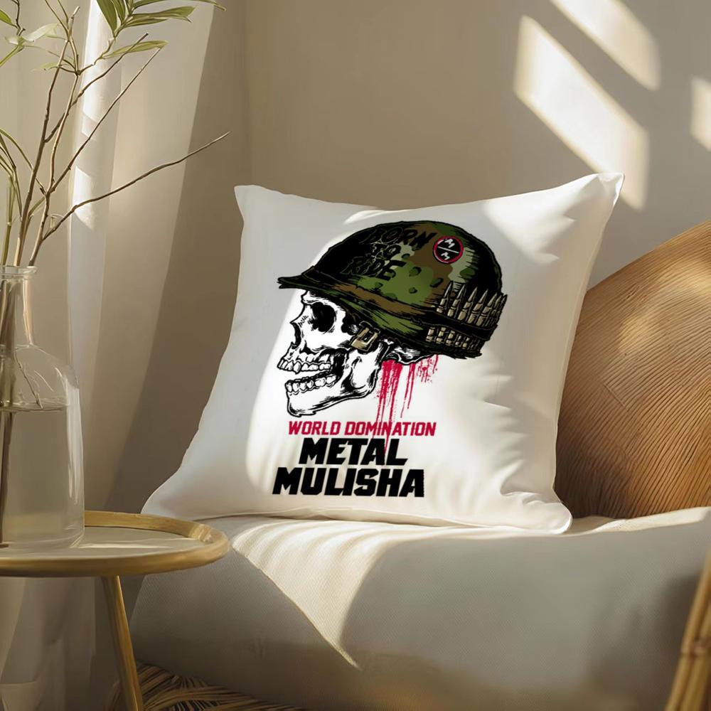 MMotocross MMetal MulishaS Pillow Case Pattern Printed Pillowcase for Living Room Sofa Cushion Cover Bedroom Decor
