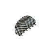 European And American Plaid Series Black And White Acetate Hair Clip Handmade Vintage Headwear For Women