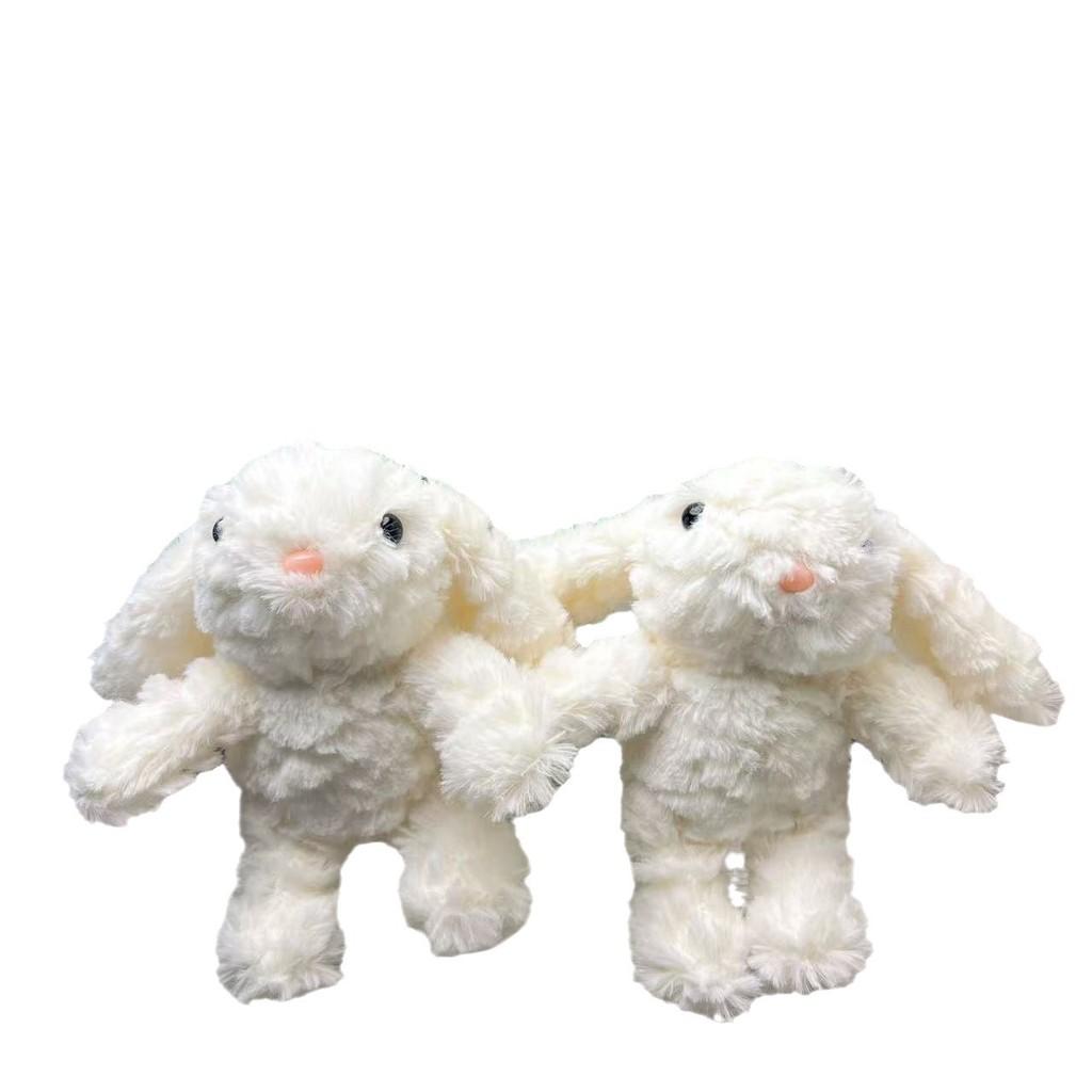 Очаровательный плюшевый брелок в виде кролика для детей, мягкий и приятный на ощупь, идея для подарка