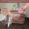Double-Layer Waterproof Cosmetic Bag - Large Capacity, High-End, Multi-Function Storage