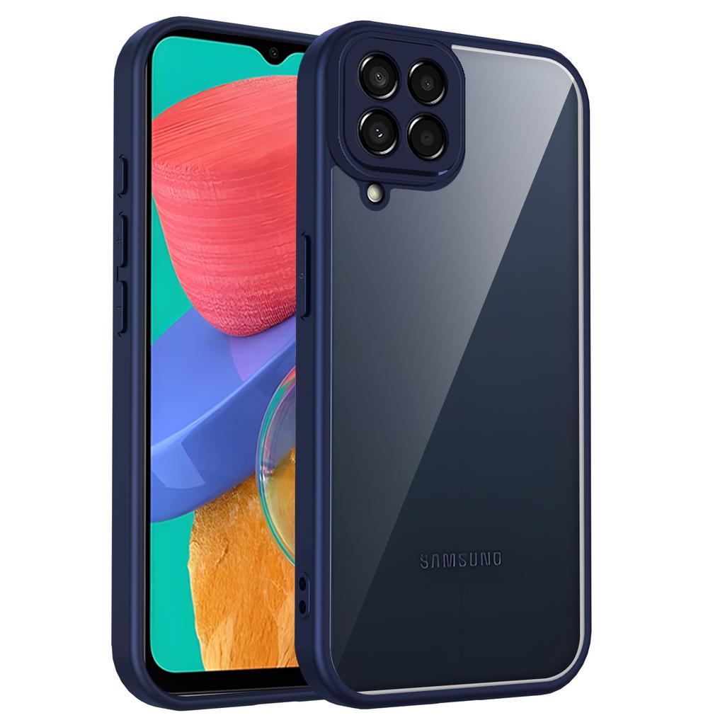 Для Samsung Galaxy m33 Чехол Galaxy M33 Чехол для телефона Galaxy M33 5G Чехол Воздушная подушка Силиконовый бампер Прозрачная Матовая задняя крышка Жесткая