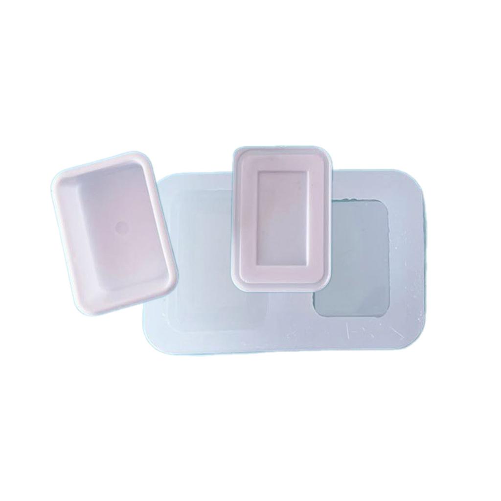 Miniature Food Silicone Mold Dessert Tray Plate UV Resin Molds Dollhouse Accessories Kitchen Baking Tool Craft