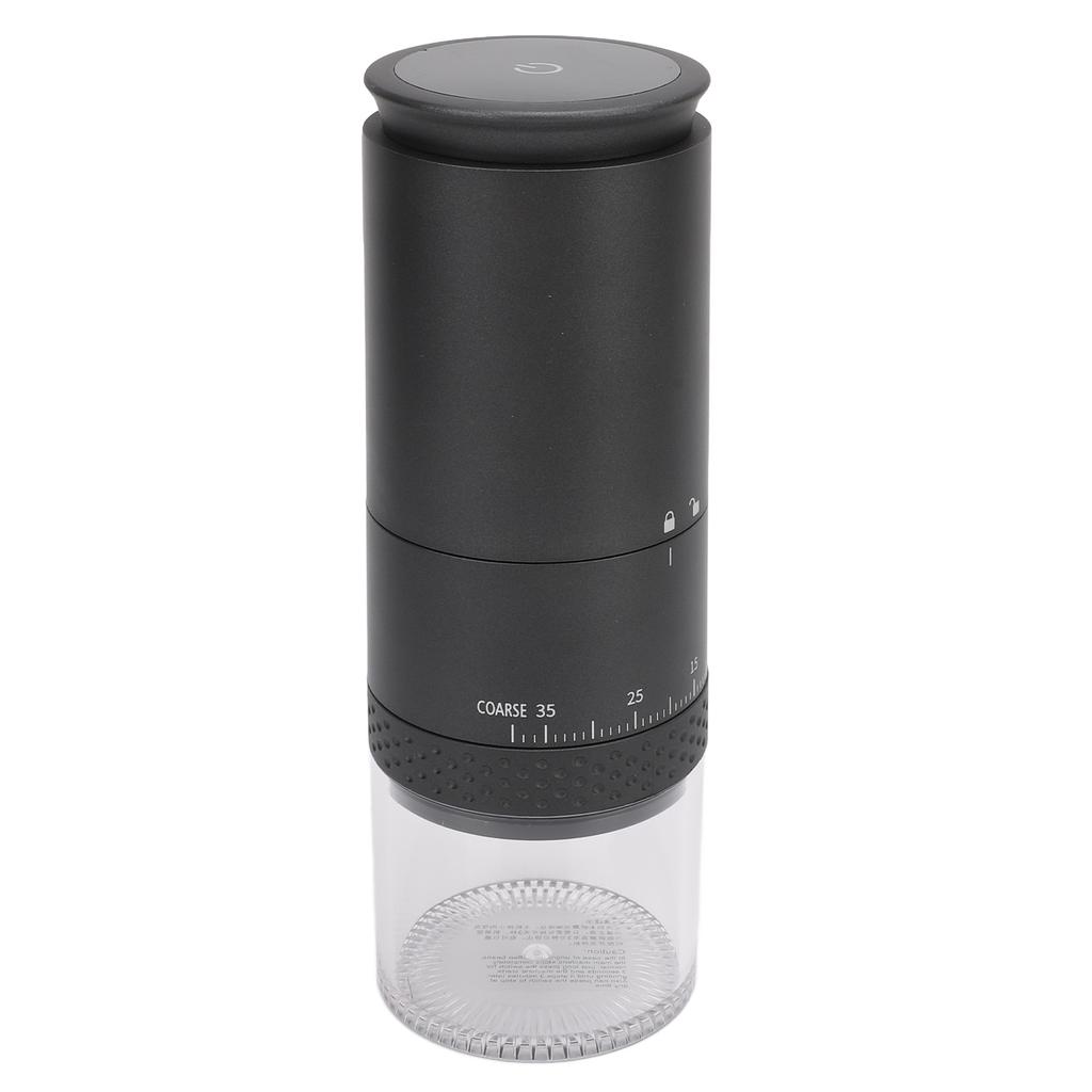 One Touch Coffee Grinder 110ml Powder Capacity Removable Chamber 38 Speeds USB Rechargeable Coffee Grounder Mill