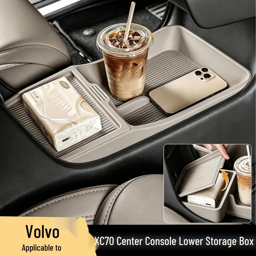 Силиконовый коврик-органайзер на центральную консоль Volvo XC70