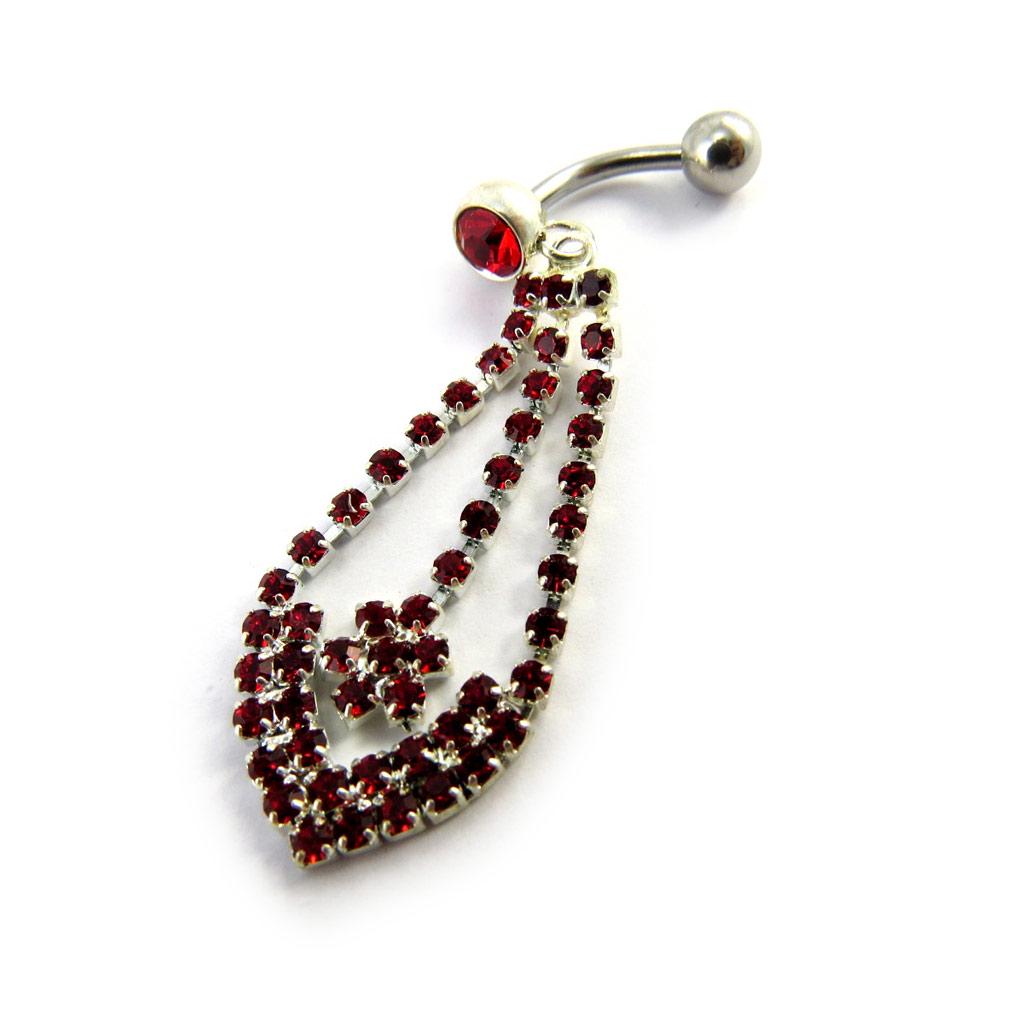 Les Trésors De Lily [E3662] - Пирсинг «Танец живота», красный