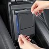 For Tesla Model 3 Y 2017 2018 2019 2020 2021 2022 2023 Armrest Hidden Button Storage Box Sundries Organizer Tray Car Accessories