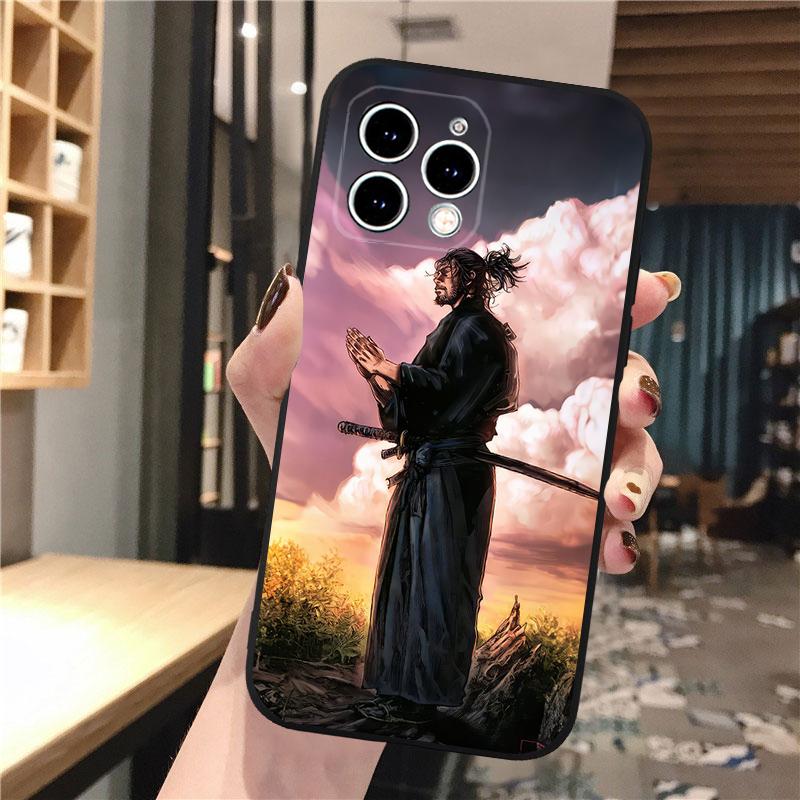 Чехол для телефона Для iphone 17 Pro Max 17 Pro Air 16 15 14 13 Pro Max 15 16 Pro 15Plus Vagabond Миямото Мусаси