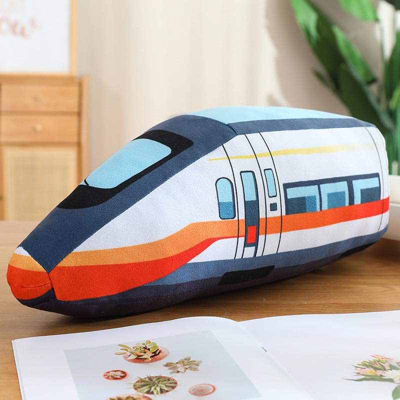 Childrens Aircraft Tanks Excavators Fire Trucks Bicycles Plush Pillows For Kids Bedroom