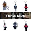 Titan Sound Man Keychain Pendant Wholesale Cross-border Toilet Man Surveillance Tv Man Game Decoration