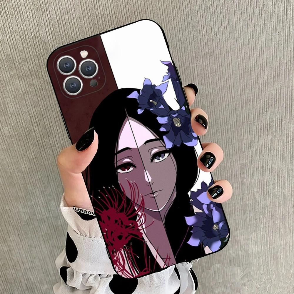 Чехол для телефона Retsu Unohana B-Bleachs Для iPhone 15,14,13,12,11,Plus,Pro Max,XS,X,XR,SE,Mini,8,7 Мягкий силикон Черный чехол