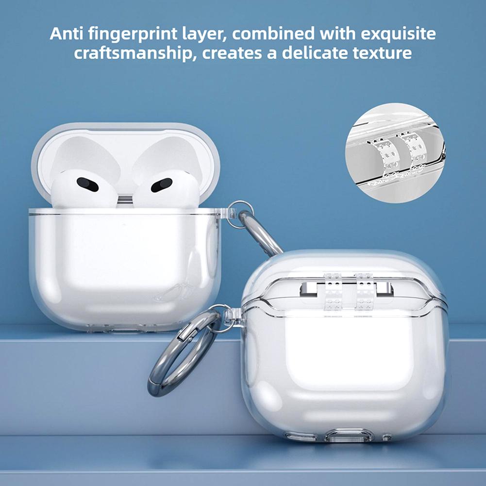 1 шт. прозрачный защитный чехол для наушников с крючком водонепроницаемые беспроводные наушники высокого качества F7E3