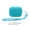 Защитный чехол для наушников, мягкий силиконовый беспроводной противоударный противопадения протектор для наушников со шнурком