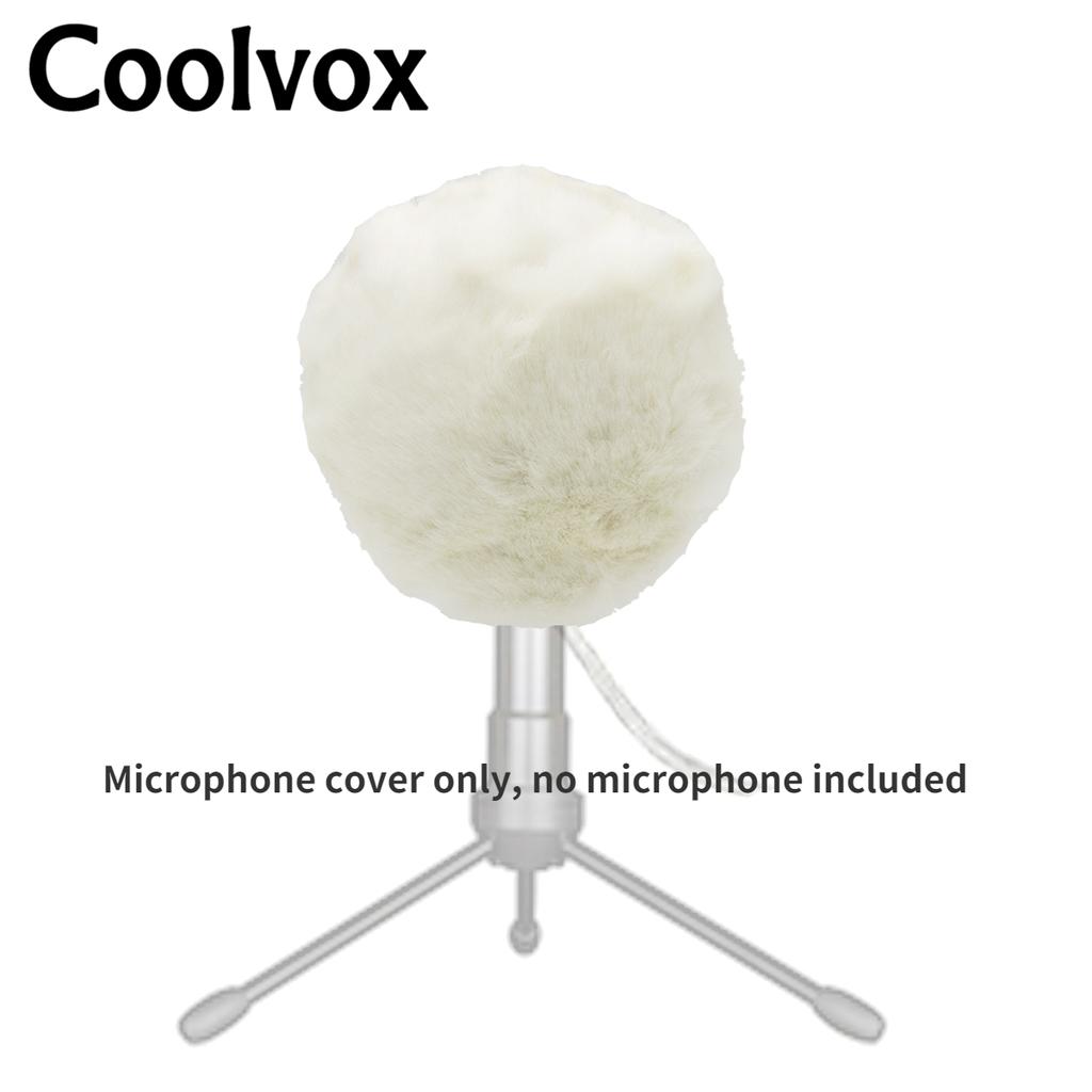 Music Studio Equipment Outdoor Artifical Fur Windscreen Condenser Microphone Cover Muff Windscreen for Blue Snowball