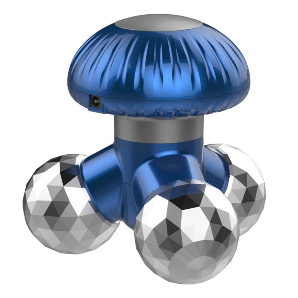 Электрический массажер для снятия мышечного напряжения, расслабляющий вибрационный массажер, инструмент для ухода за телом, мини-массажер с 3 массажными головками для разминания