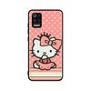 Чехол KT70 Hello Kitty для Xiaomi Poco X6 X4 M5 M6 F5 F6 C65 C55 C50 C51 C40 Redmi Note 7 8 14C A3X 13C 12C 11 10A 9C Pro черный мягкий чехол