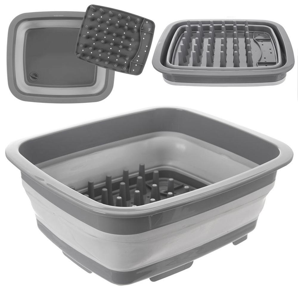 Foldable silicone dish drainer 37x31.5x14.5 cm