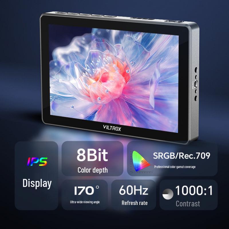 Viltrox DC-L1/2 7-дюймовый 4K SDI/HDMI сенсорный монитор для беззеркальных камер