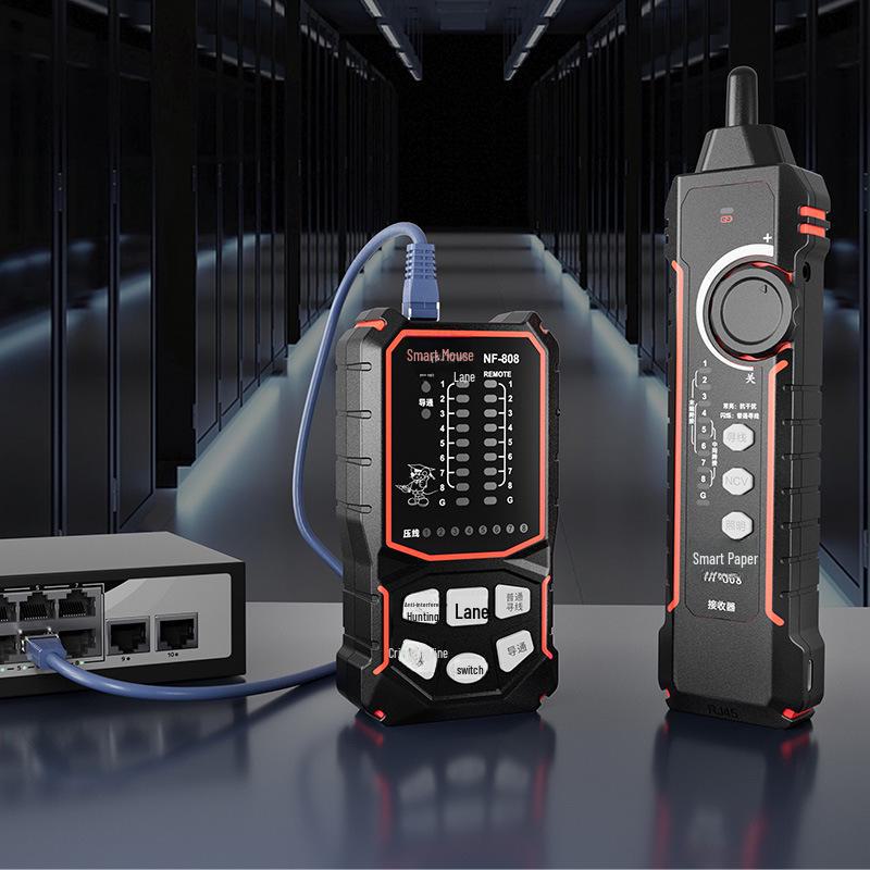 Сетевой тестер NF-808: Интеллектуальный искатель линии мыши, детектор кабеля с технологией POE и защитой от помех.