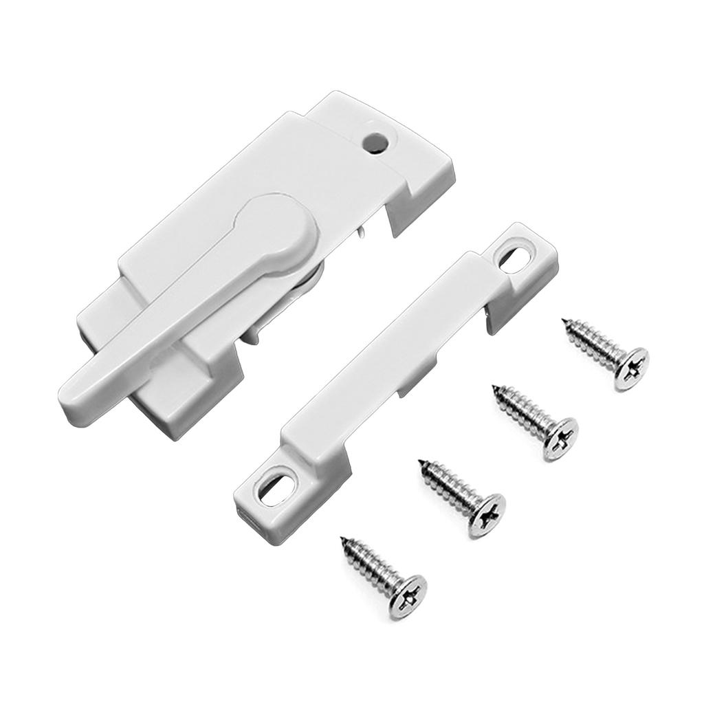 Crescent Lock with Screws Zinc Alloy Sash Lock Sliding Window Latch Fittings for Vertical and Horizontal Sliding Window
