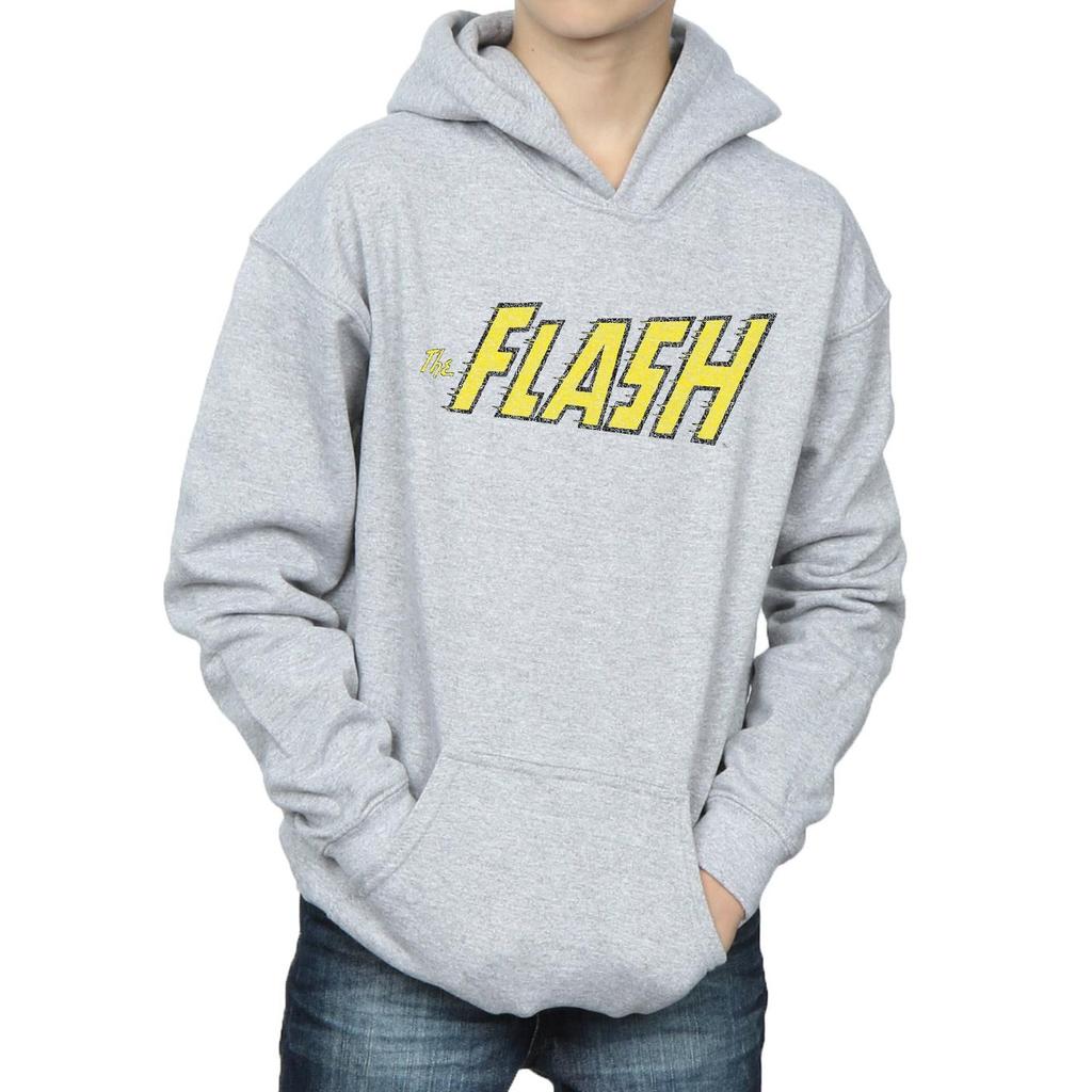 DC Comics Boys Flash Crackle Logo Hoodie