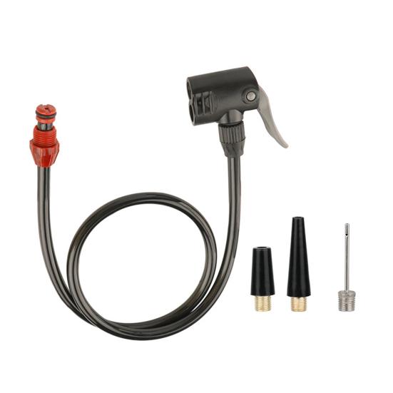 Bicycle Air Pump Extension Tube Extra-long Heat-Resistant Universal Bike Air Pump Connector Tire Inflator Nozzle Accessories