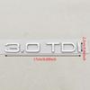 2026 3D ABS Car Letters Logo 3.0TDI 4.2TDI Trunk Badge Sticker Emblem For Audi A4 S4 RS4 A5 S5 RS5 A6 S6 RS6 A7 S7 RS7 Q7 Q8 SQ7 SQ8