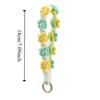 Брелок Плетеный Цветок Маргаритки Подвесная Цепочка Красочный Богемный Ремешок Брелок для Ключей Пара