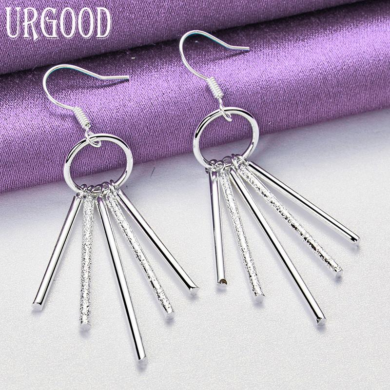 Модные ювелирные изделия с кисточками из стерлингового серебра 925 пробы