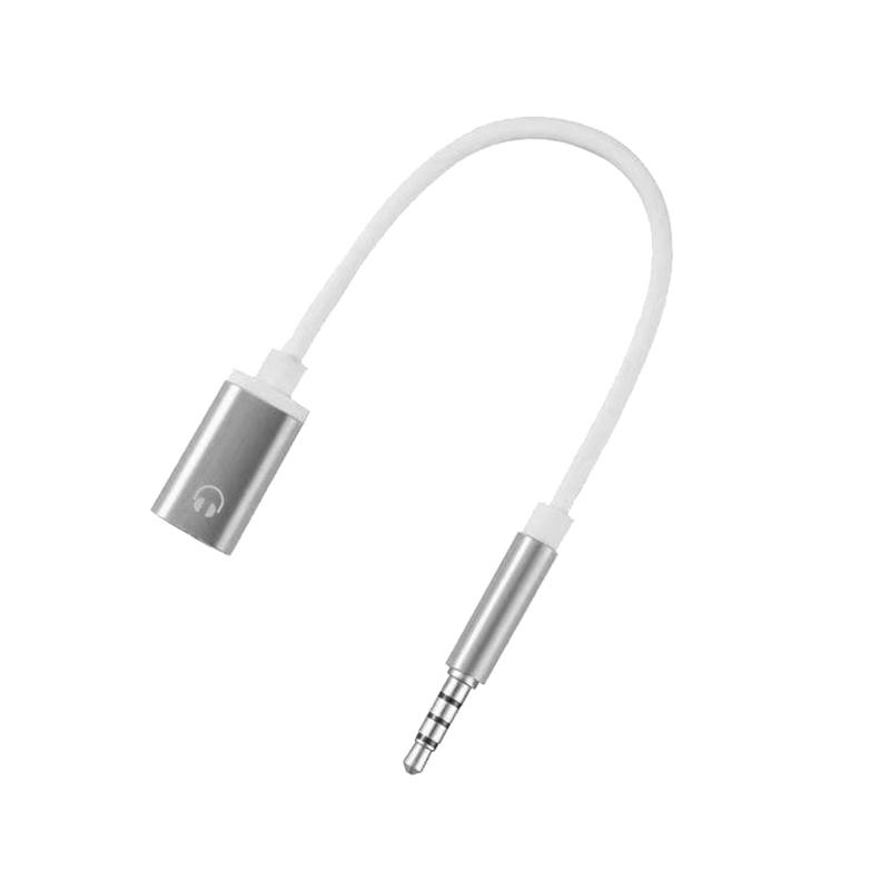3,5 мм Public To Type C Female Flat Head Head Head для наушников с круглой головкой Кабель-адаптер для аналогового подключения к мобильному телефону-конвертеру