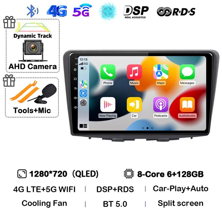 Android 14 Carplay Auto WIFI+4G для Suzuki Baleno 2016 2017 2018 2019 GPS автомобильный радиоприемник мультимедиа видеоплеер стерео головное устройство DSP