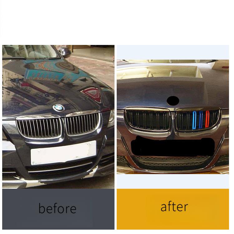 For BMW E90 E91 3 Series 2005-2008 Front Inlet Kidney Grille Racing Grill Sport Tuning Accessories Body Kit