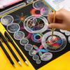 22Pcs/set Spirograph Ruler Set Geometric Ruler Mathematical Roulette Drawing Tools Learning Painting Puzzle Toys Spirograph Art Tool