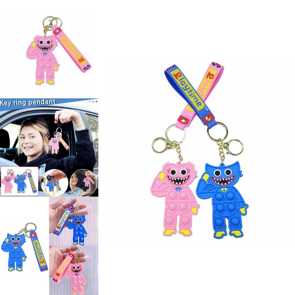 Poppy Playtime Фигурки Хагги Вагги Силиконовый Брелок-Подвеска Игрушка для Снятия Стресса