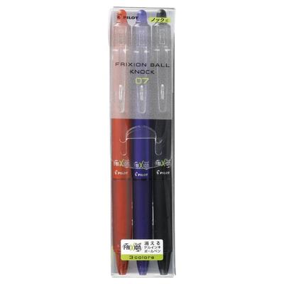 Набор из 3 ручек Pilot Frixion Ball Knock 0.7 LFBK-69F-3C
