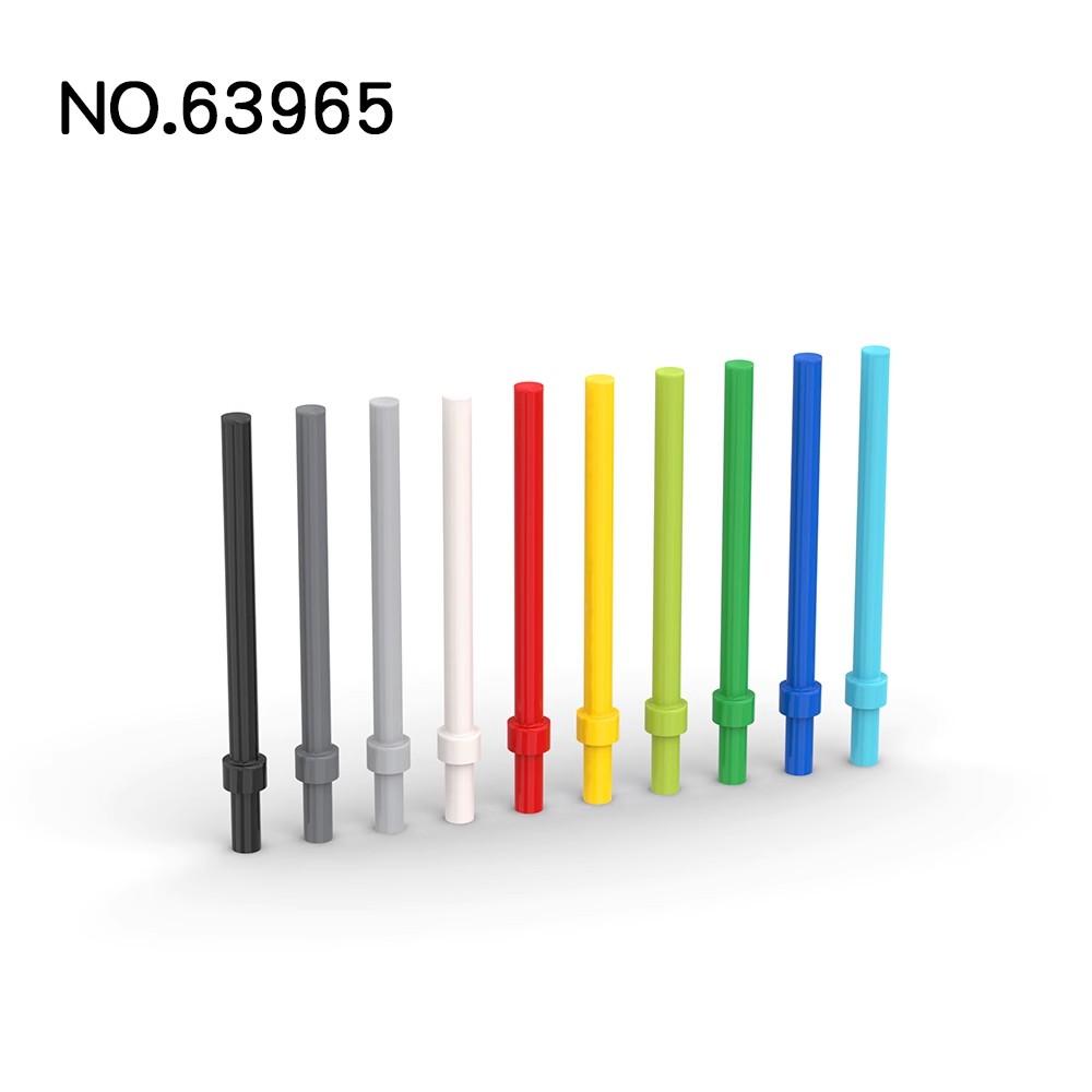 50 шт. Детали MOC 63965 18274 Палочка 6L с стопорным кольцом Совместимые кубики Сборка своими руками частицы блоков ребенок Развлечение для всех возрастов