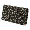 Inden Business Card Holder Large Capacity Deerskin Black X White Lacquer Dragonfly Pattern 2501-11-008