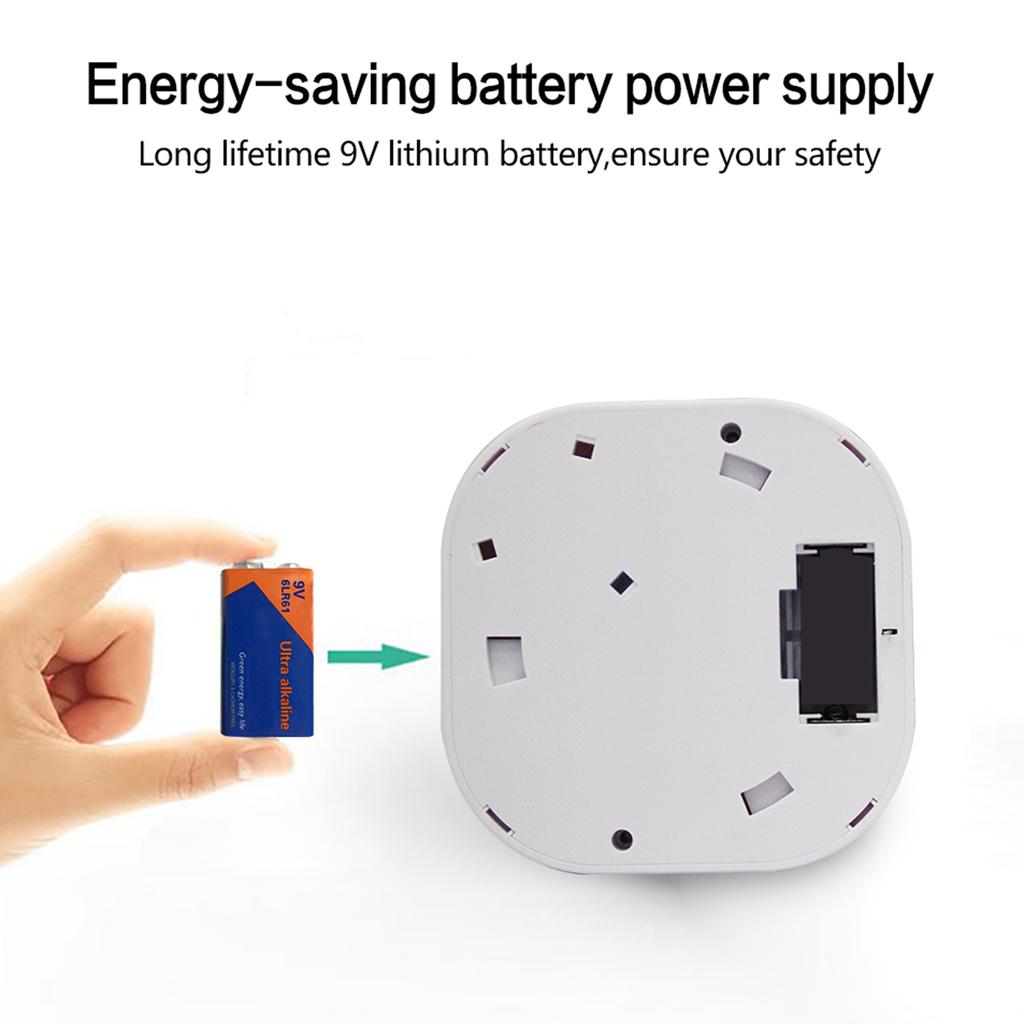 TUYA Smoke Detector Wireless White Color Smoke Sensor Highly Sensitive alarm fire for Home Alarm