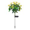 Светодиодная солнечная лампа Azalea Flowers Garden Lamp Home Decorative Light Landscape Orchid Rose Lamp Yard Lawn Path Holiday Wedding Lights