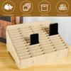 12/48-Grid Mobile Phone Storage Box Wood Multifunctional Phone Holder Desktop Organizer for Office Classroom Phone Management