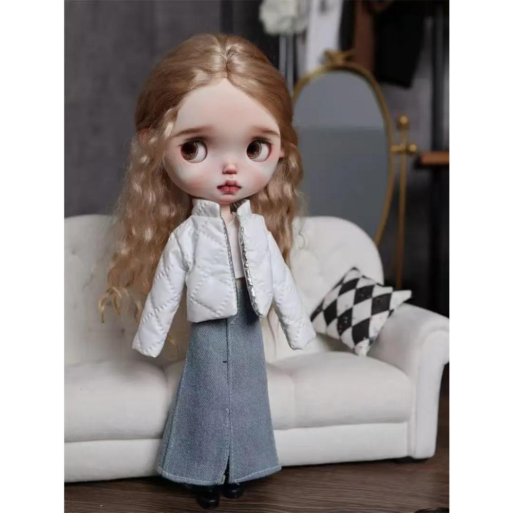 Одежда для кук Blythe 1/6 Наряд Теплый хлопковый костюм Зимнее пальто Пуховики Аксессуары для одежды кукол