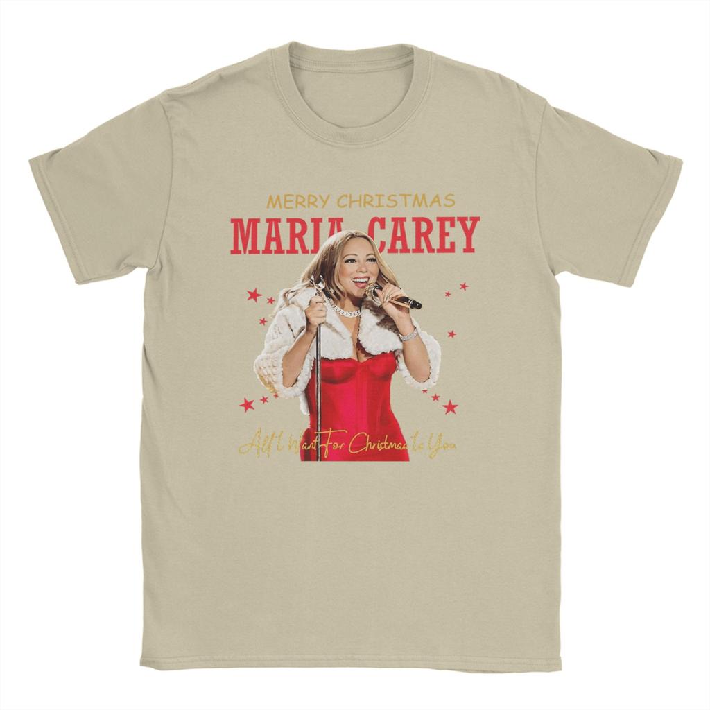 Mariah Carey All I Want For Christmas Is You T Shirt Hip Hop T Shirts Short Sleeve Vintage Tshirt Beach Cotton O Neck Tees