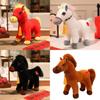 Horse Plush Animal Dolls With Tassel Decoration For New Year Gifts Decoration