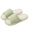 Summer Linen Slippers, Men's Home Slippers, Household Silent Floor Slippers, Indoor Slippers