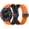 Магнитная D-пряжка Силиконовый ремешок Для Samsung Galaxy Watch 6 5 4 Серии Спортивный ремешок Для Galaxy Watch 45 44 40/Classic 47 46 43 42