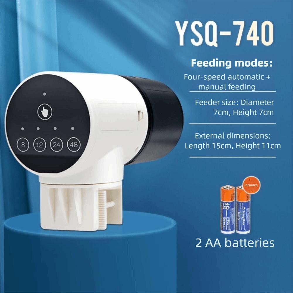 200 мл Большая емкость Таймер кормления питомцев Автоматическая кормушка для рыб Черепаха Петушок Кои