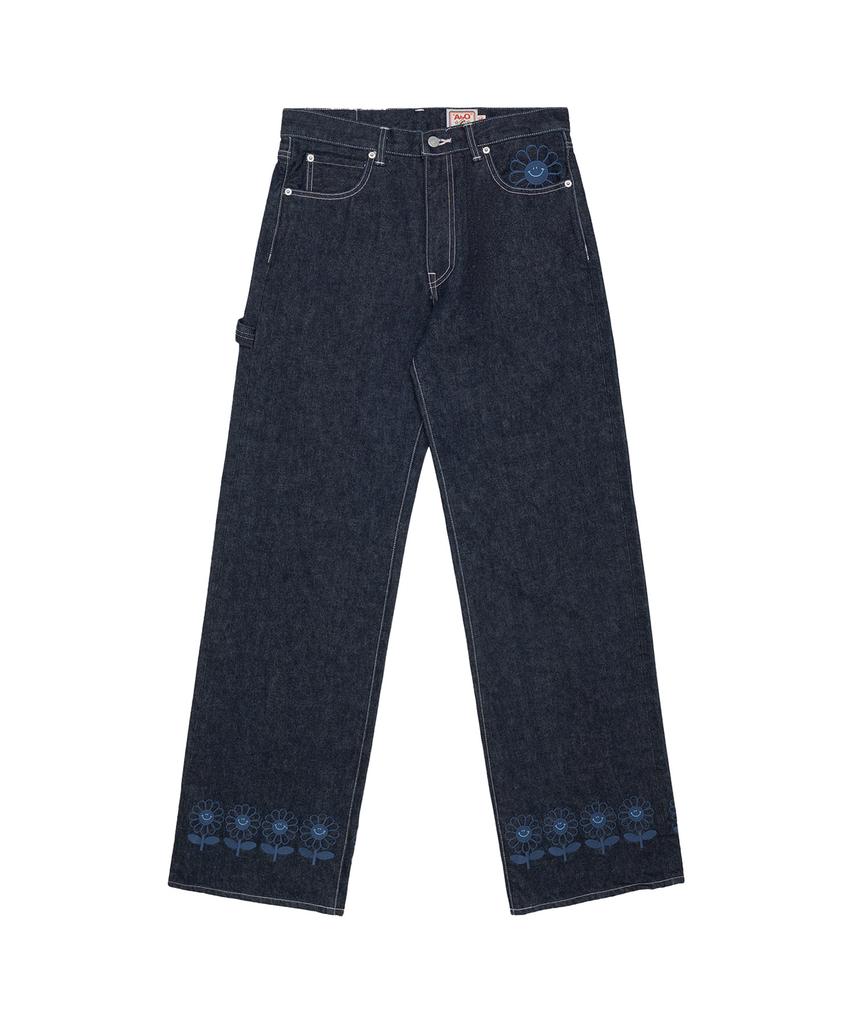 Olbeoswon Flower Penny Jeans One Wash