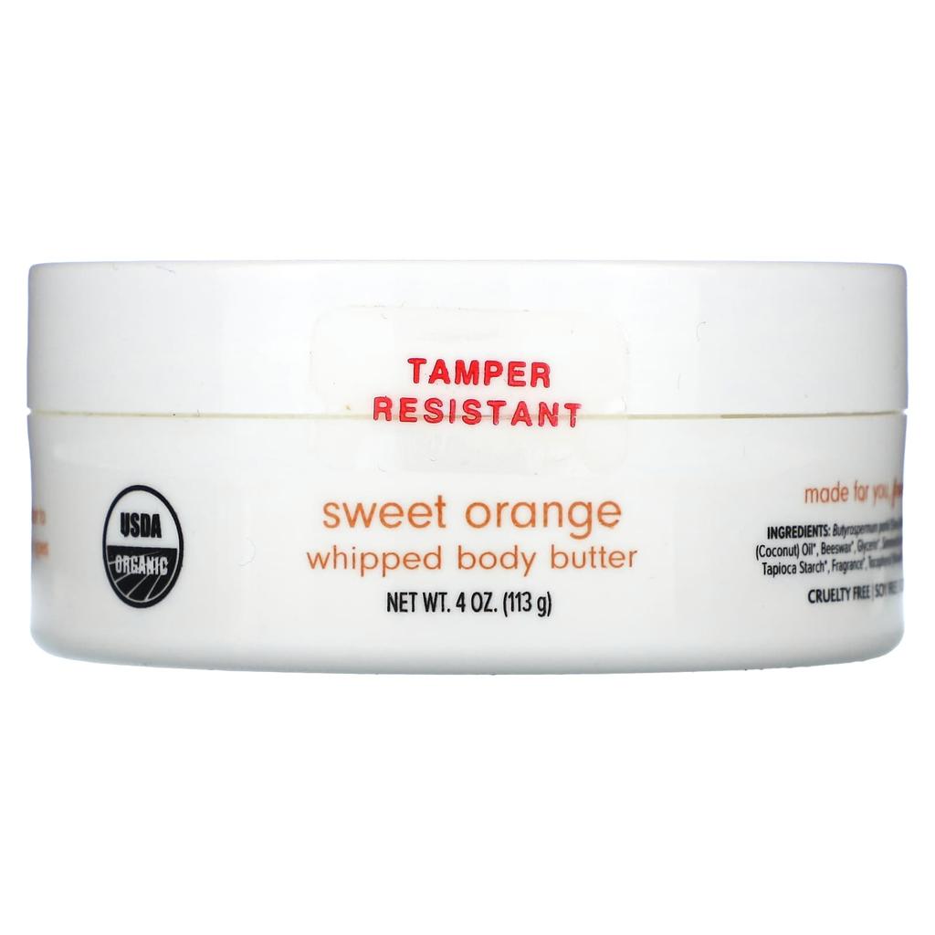 Dr. Mercola Ola Botanicals, Whipped Body Butter, Sweet Orange, 113G(4Oz)